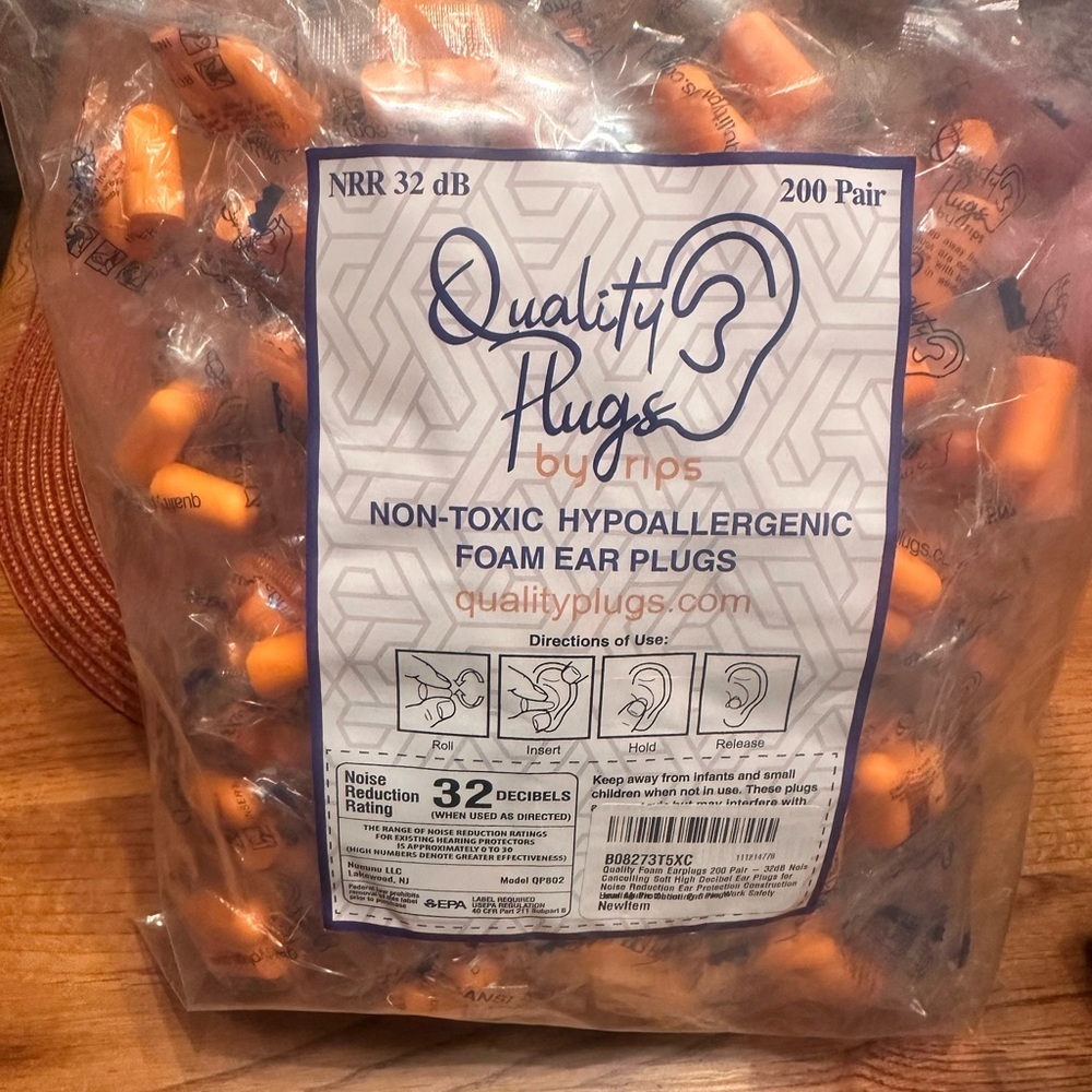 Quality Plugs Foam Ear Plugs By Rips